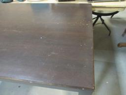 Dark Wood Mid Century Table.