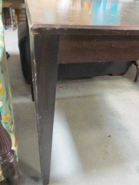 Dark Wood Mid Century Table.