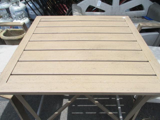 3 Piece Patio Bar Set - High Top Table and 2 Chairs