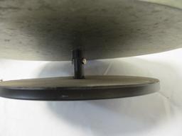Galvanized Metal Lazy Susan.