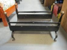 Iron Wood Stand/ Holder. Heavy,