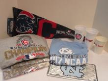 Tar Heels XL T-shirt and Tab. # XL New Cubs T-Shirts, and 2016 Pennant.