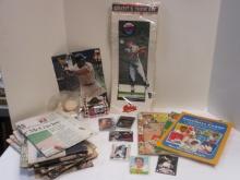 1998 and 1999 Sports Newspapers, Four 1982 B books with Collectors Cards,, Misc. Cards.
