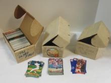 Three Boxes Of Fleer Baseball Card, Two 1982, One 1981.