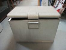 Vintage JC Higgins Galvanized Ice Chest. Some Rust.