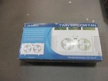 Lasko Twin Window Fan, In Original Box.