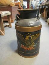 Whiting Milk Company Churn, Has Eagle on Front.
