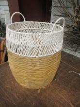 Tall storage Basket w/handles