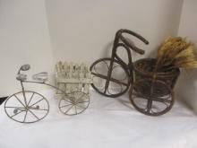 2 Bicycle Plant Stands
