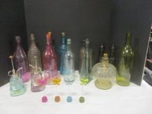 Vintage Clorox Bottles & Various Bottles Grouping