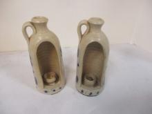 Williamsburg Pottery Salt Glazed Candle Jug (PR)