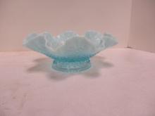 Fenton? Hobnail Blue Frosted Epergne Bowl