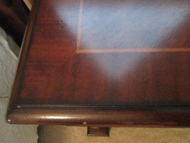 Small Banded Mahogany Design 3 Drawer Chest
