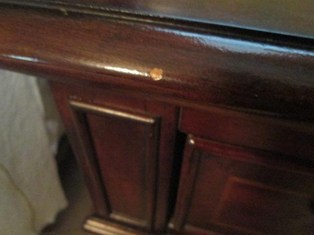 Small Banded Mahogany Design 3 Drawer Chest
