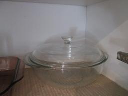 Pyrex and Corning Ware Bake Ware, 2 Cup Measuring Cup and Storage Container