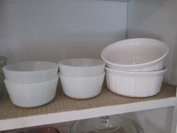 Pyrex and Corning Ware Bake Ware, 2 Cup Measuring Cup and Storage Container