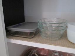 Pyrex and Corning Ware Bake Ware, 2 Cup Measuring Cup and Storage Container