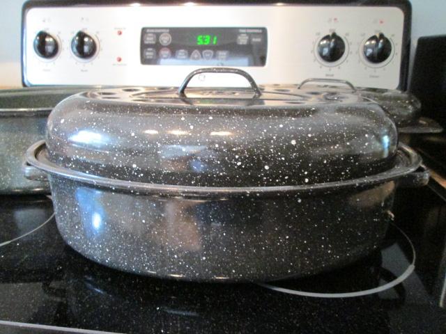 Three Enamel Dutch Roaster Ovens