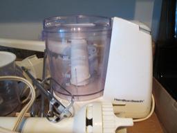 Braun Stick Blender with Attachments, Hamilton Beach Mini Chopper, Ricer and