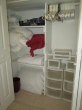 Closet Contents-Plastic Drawer Organizers, Like New Laura Ashley Twin Size