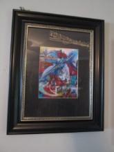 Signed Flute Music Lithograph Print