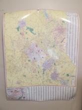 2005 Greenville County, South Carolina Laminated Map