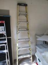 Husky 7' Yellow Fiberglass Step Ladder