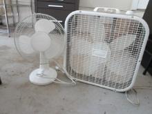 Cool-Breeze Oscillating Fan and Galaxy Box Fan