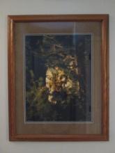 Lynn Rogers Signed Limited Edition "Veiled Wolf" Photo Art