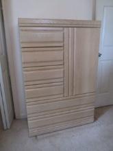 Palliser Furniture Pickled Finish Oak Split Armoire