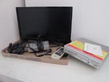 Coby DVD-224M DVD Player with Remote, WS-007 Audio Video RF Modulator and