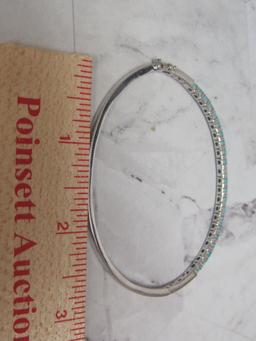 Sterling Silver Turquoise Bracelet