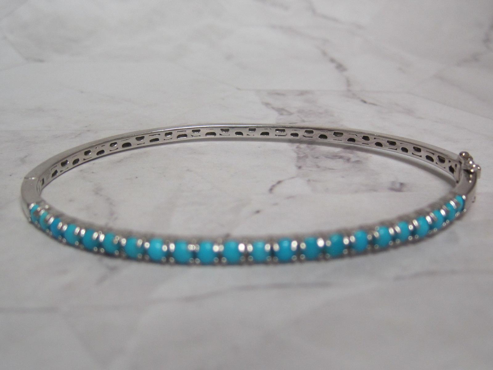 Sterling Silver Turquoise Bracelet