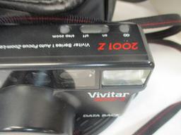 Camera Lot - Argus/Cosina Super 8 Movie Camera, FujiFilm Instax Mini 8,