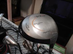 Callaway Golf Bag with 8 Clubs and Driver - Titleist, DynoPower, Callaway, etc.