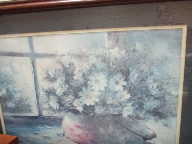 Framed and Matted Still Life Print