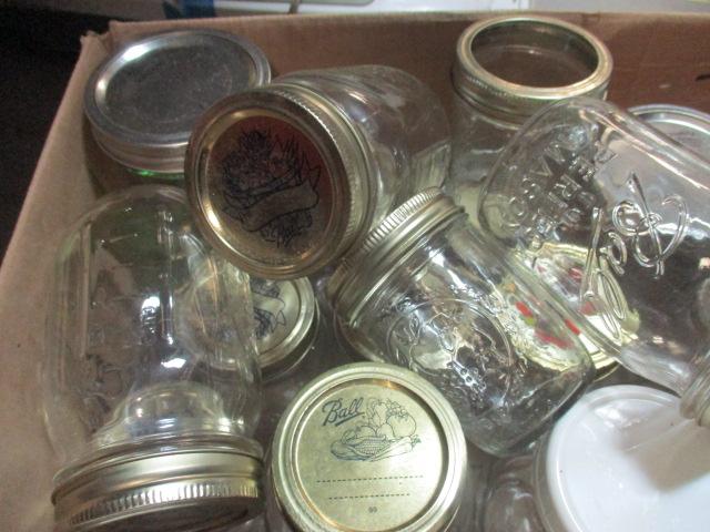 Large Lot of Glass Canning Jars