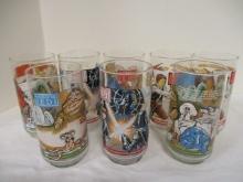 Set of 8 Burger King/Coca-Cola "Star Wars: Return of the Jedi" Glasses