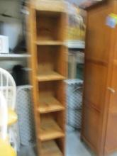 Handmade 5-Tier Wood Cubby Shelf