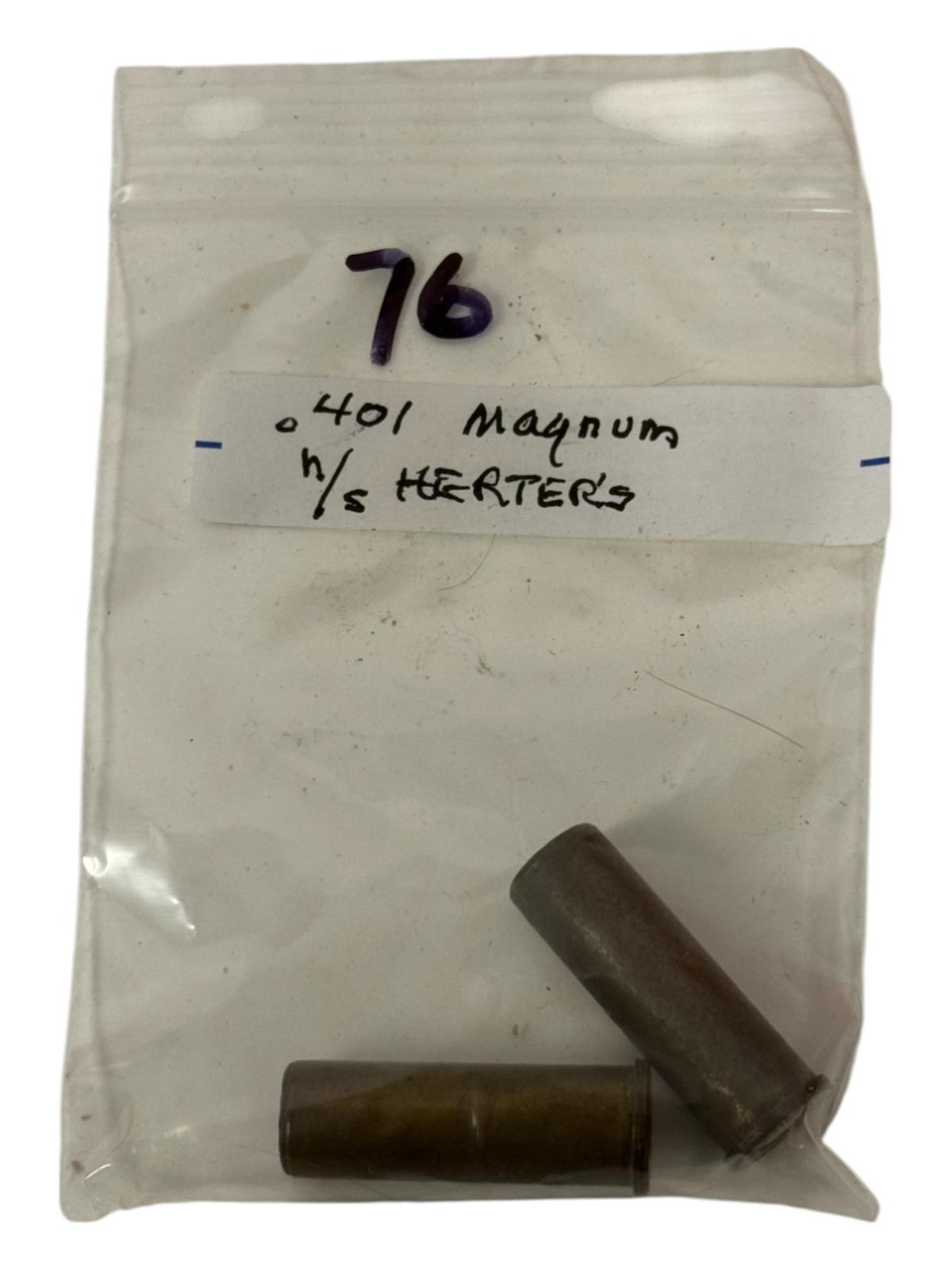 (2) .401 Magnum CF Cartridge Ammunition