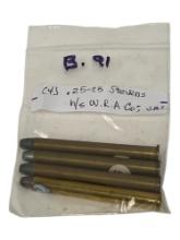(4) .25-25 Stevens Collectible Cartridge Ammunition