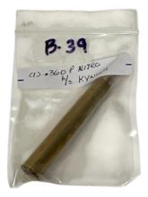 (1) .360 P Nitro Collectible Cartridge Ammunition