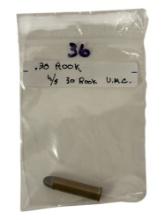 Rare .30 Rook CF Collectible Cartridge Ammunition
