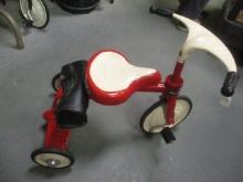 Vintage "Harley-Davidson" Tricycle with Black Saddlebag