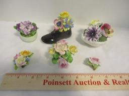 Bone China Flower Bouquets and Pins
