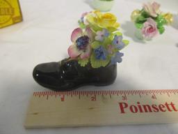 Bone China Flower Bouquets and Pins