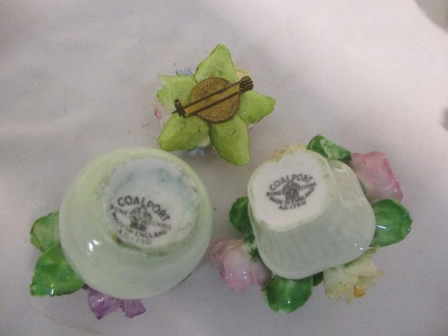 Bone China Flower Bouquets and Pins