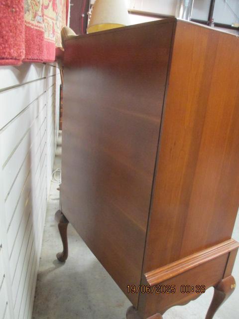 Locking Cherry Secretary Desk