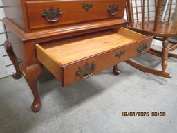 Locking Cherry Secretary Desk