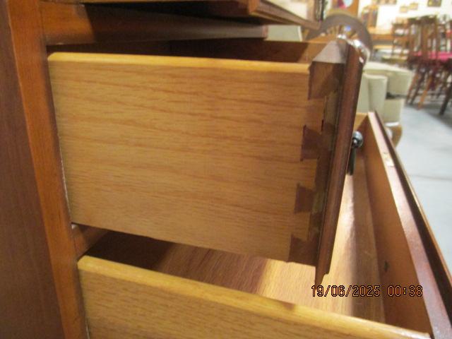 Locking Cherry Secretary Desk